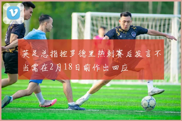 英足总指控罗德里热刺赛后发言不当需在2月18日前作出回应