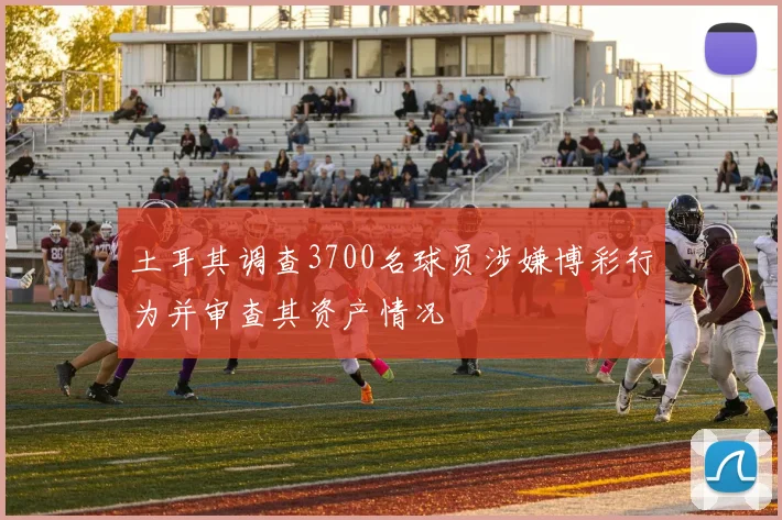 土耳其调查3700名球员涉嫌博彩行为并审查其资产情况