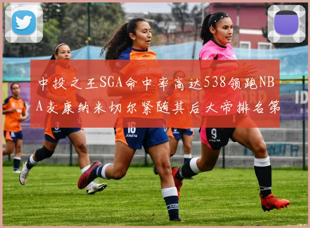 中投之王SGA命中率高达538领跑NBA麦康纳米切尔紧随其后大帝排名第七